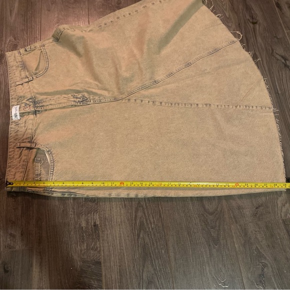Zara overdyed denim midi skirt XXL - Picture 13 of 16